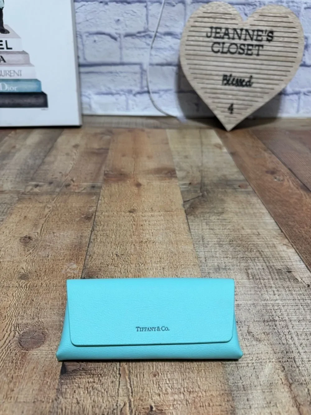 Authentic Tiffany & Co. Sunglass Case Softcase Triangular Glasses Case